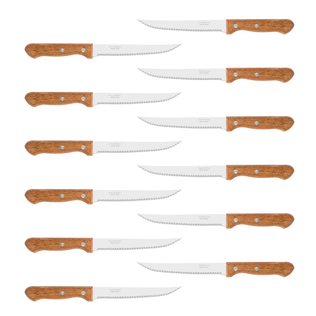 Tramontina Churrasco 22314/006 15 cm Çok İşlevli Bıçak (12li Kutu)​