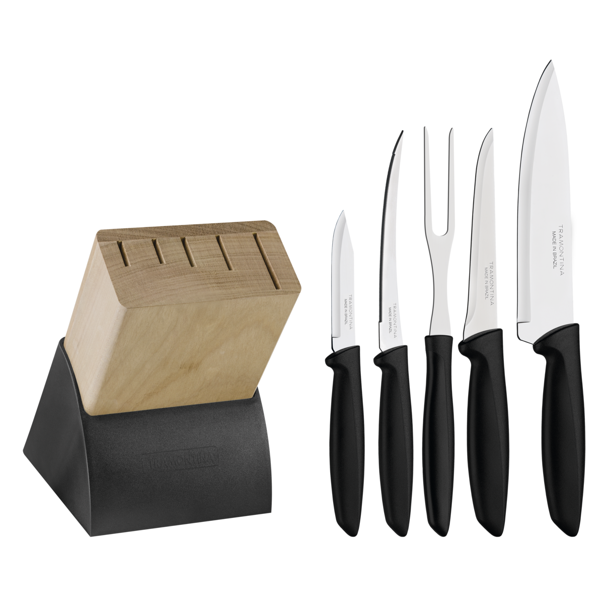 Tramontina Plenus Bıçak Blok Set 6'lı (TR 23498-028)