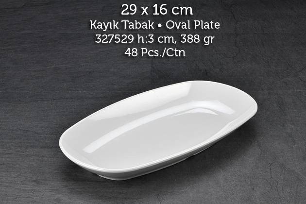 Tuva Therm İnternational 29 cm Kayık Tabak (GR-11429) Tuva Therm İnternational 29 cm Kayık Tabak (GR-11429)