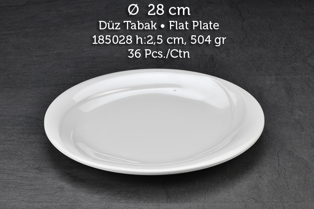 Tuva Therm Wings 28 cm Düz Tabak (GR-14128) Tuva Therm Wings 28 cm Düz Tabak (GR-14128)