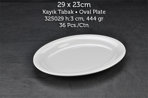 Tuva Therm Wings 29 cm Kayık Tabak (GR-14429) Tuva Therm Wings 29 cm Kayık Tabak (GR-14429)