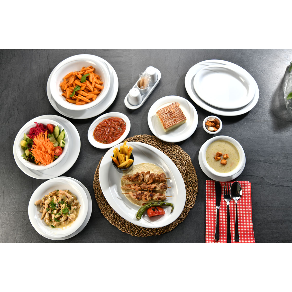 Tuva Therm Wings Melamin 20 cm Çukur Tabak Tuva Therm Wings Melamin 20 cm Çukur Tabak