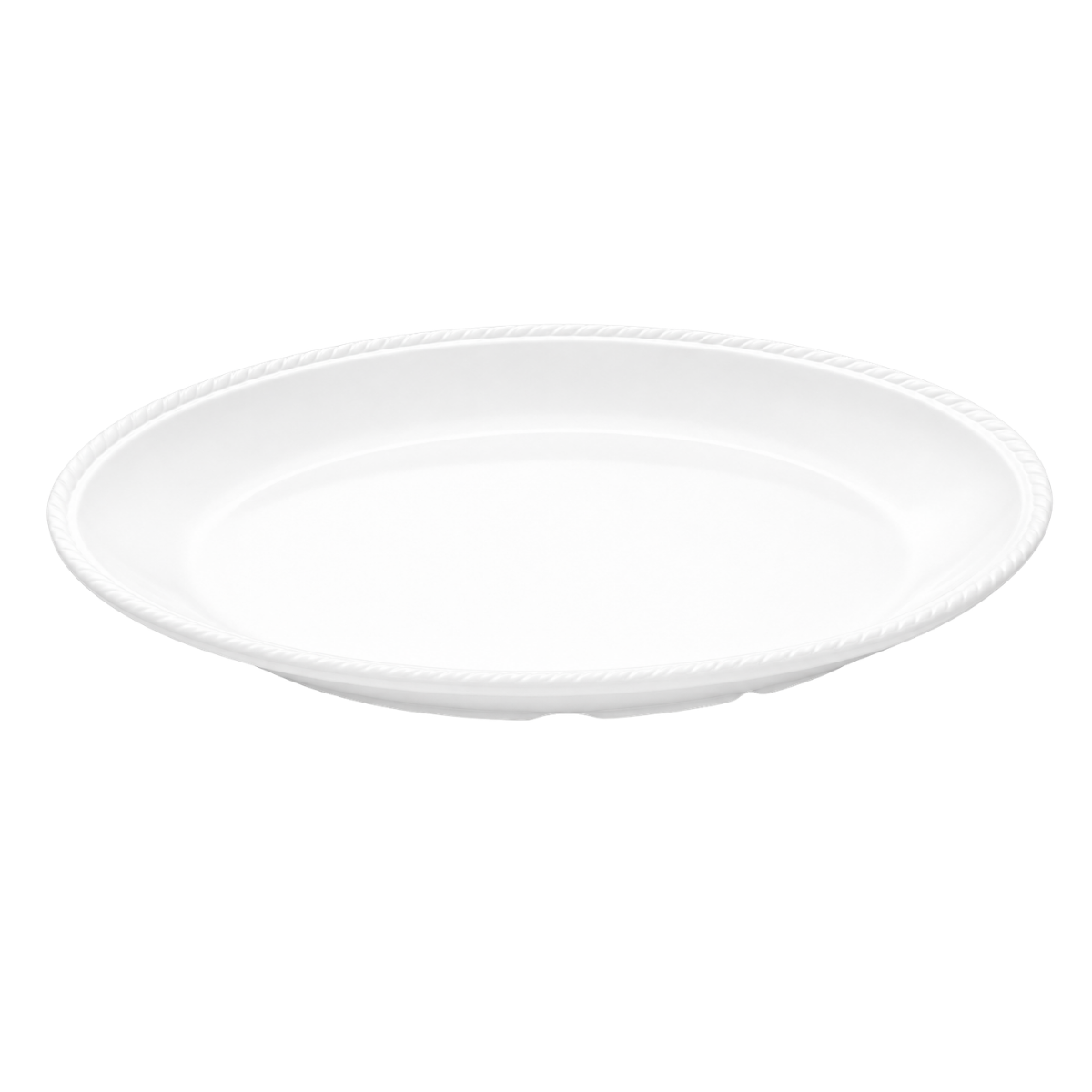 Ultraform 097FP3116 Beyaz Melamin Kayık Tabak Ø 40 Cm