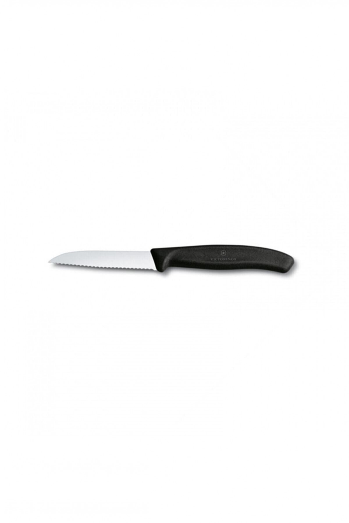 Victorinox 8 Cm Tırtıklı Soyma Bıçağı Siyah (VT 5.0433)