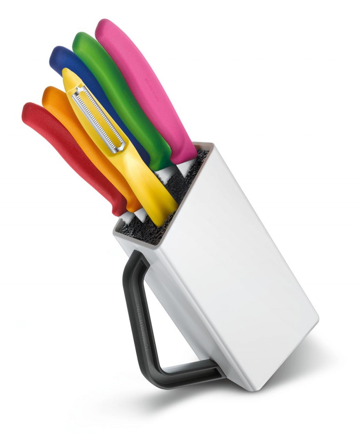 Victorinox Swıss Classıc Beyaz Blok Set 7.6075 Soyacaklı (VT 6.7127.6L14) Victorinox Swıss Classıc Beyaz Blok Set 7.6075 Soyacaklı (VT 6.7127.6L14)