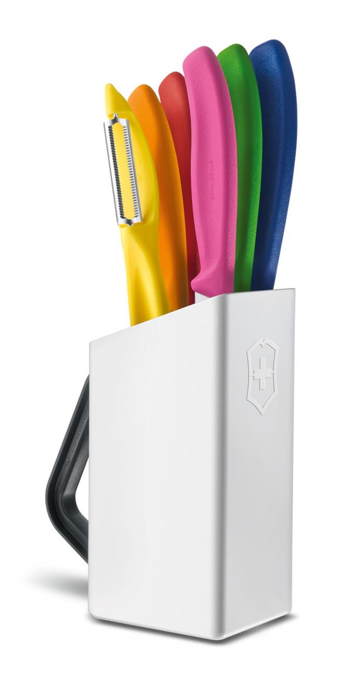 Victorinox Swıss Classıc Beyaz Blok Set 7.6075 Soyacaklı (VT 6.7127.6L14) Victorinox Swıss Classıc Beyaz Blok Set 7.6075 Soyacaklı (VT 6.7127.6L14)