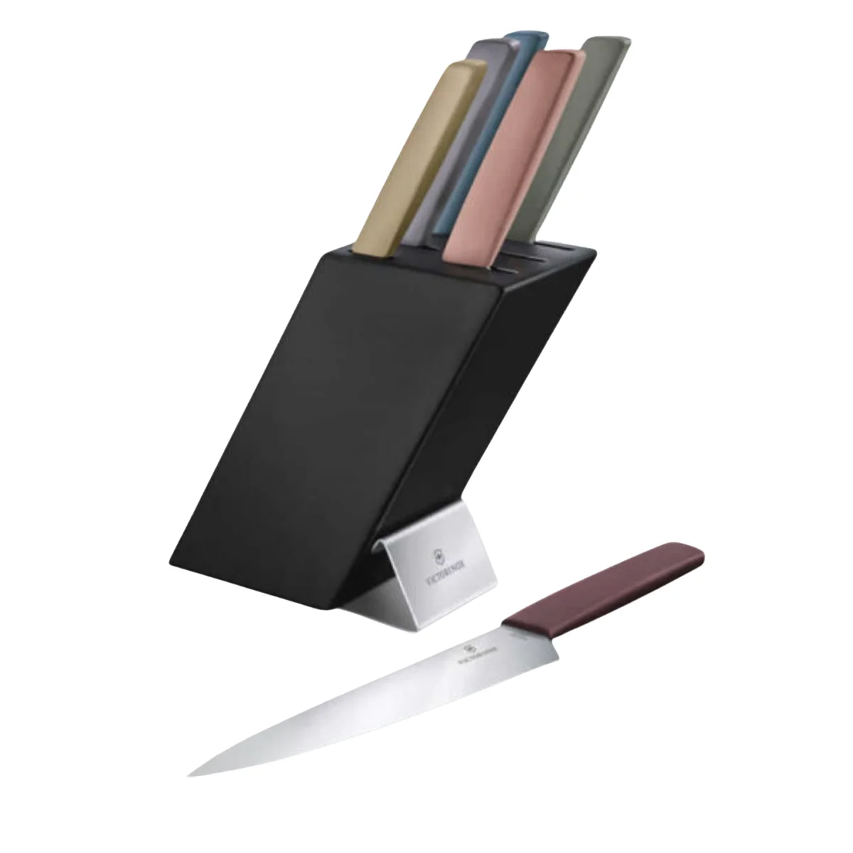 Victorinox VT 6.7186.66 Swiss Modern 6'lı Renkli Bıçak Blok Set