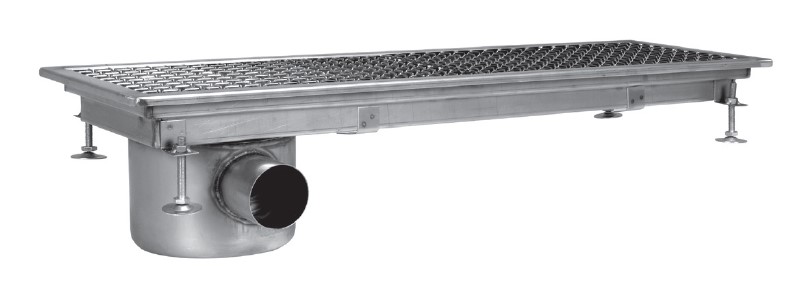 Yandan Çıkışlı Kenardan Sifonlu Yer Gideri Yandan Çıkışlı Kenardan Sifonlu Yer Gideri