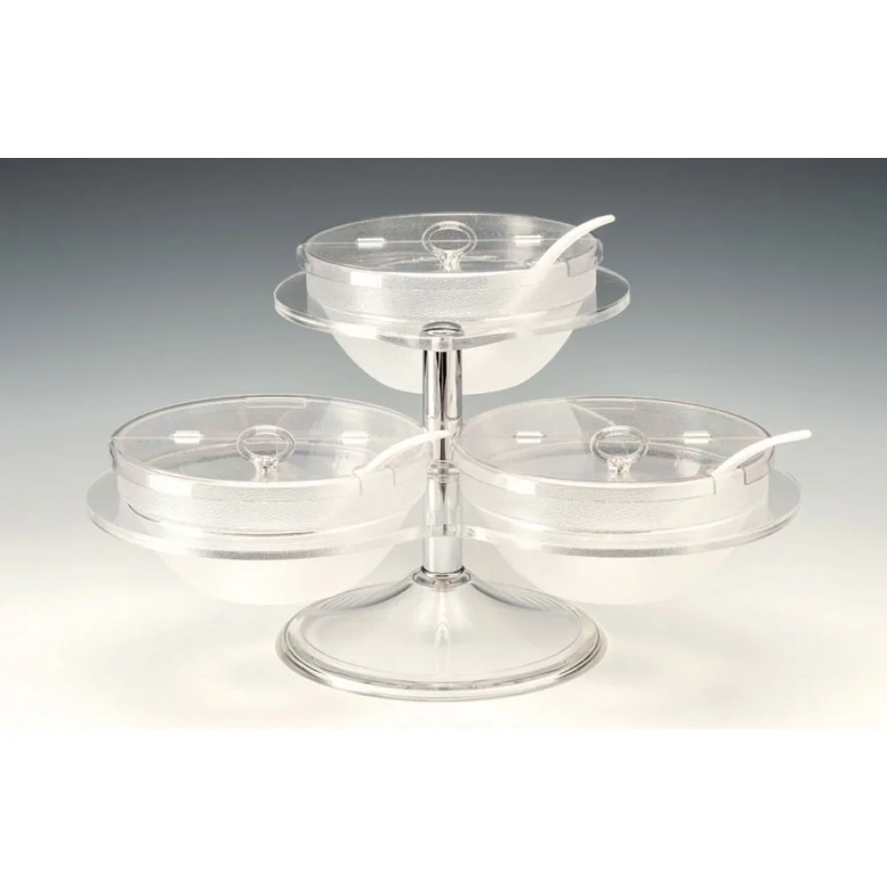 Zicco 3'lü Polikarbonat Teşhir Standı - Kaseli Kapaklı 54*50 cm H:30 cm Zicco 3'lü Polikarbonat Teşhir Standı - Kaseli Kapaklı 54*50 cm H:30 cm