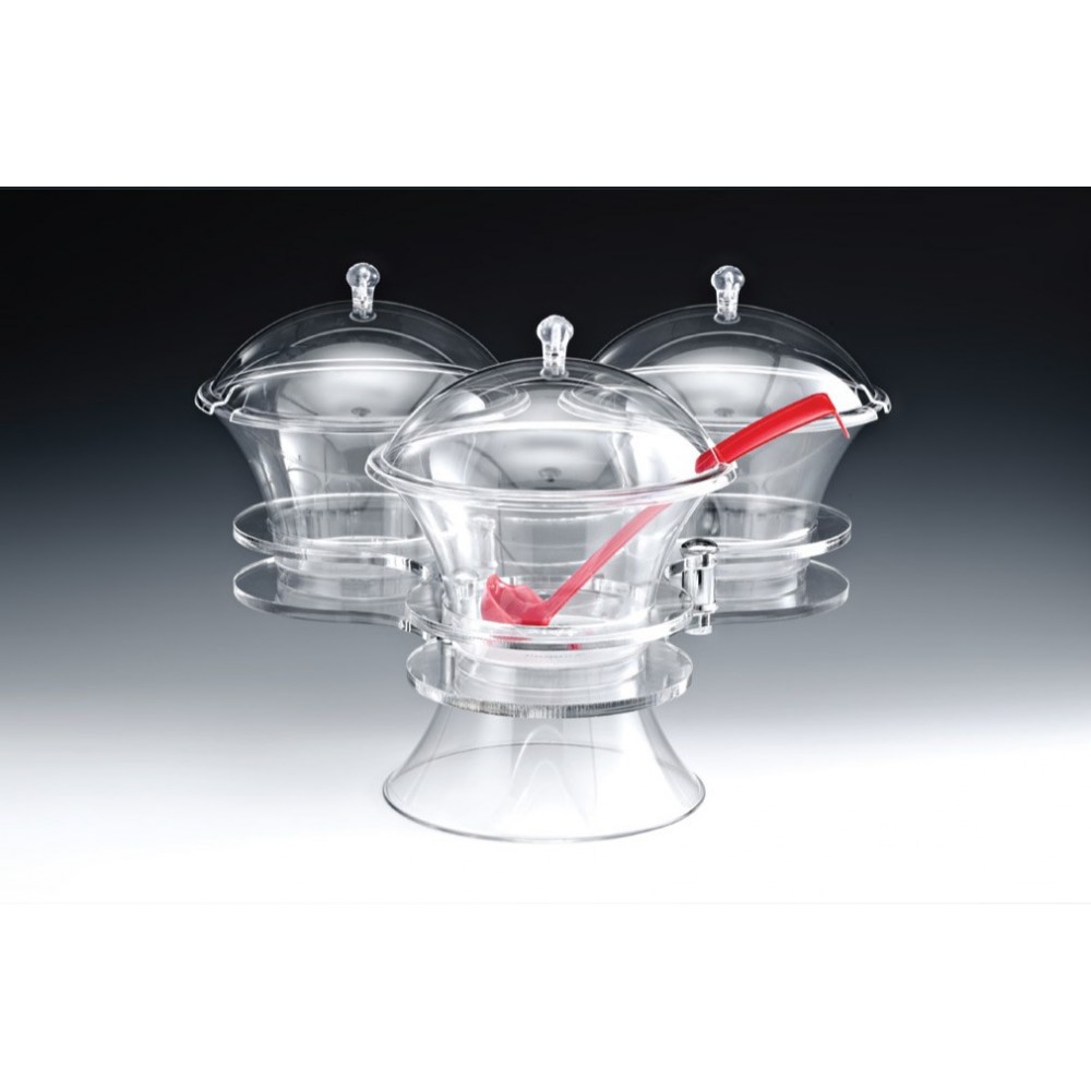 Zicco Döner Polycarbon Sosluk Teşhir Standı 3'lü ( ZCP 478 ) Zicco Döner Polycarbon Sosluk Teşhir Standı 3'lü ( ZCP 478 )