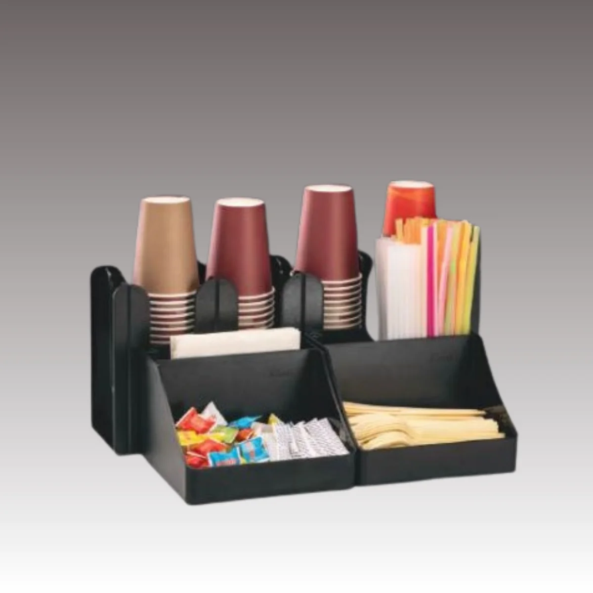 Zicco Polikarbonat Çok Amaçlı Teşhir Standı 47 × 32 × H 22 cm