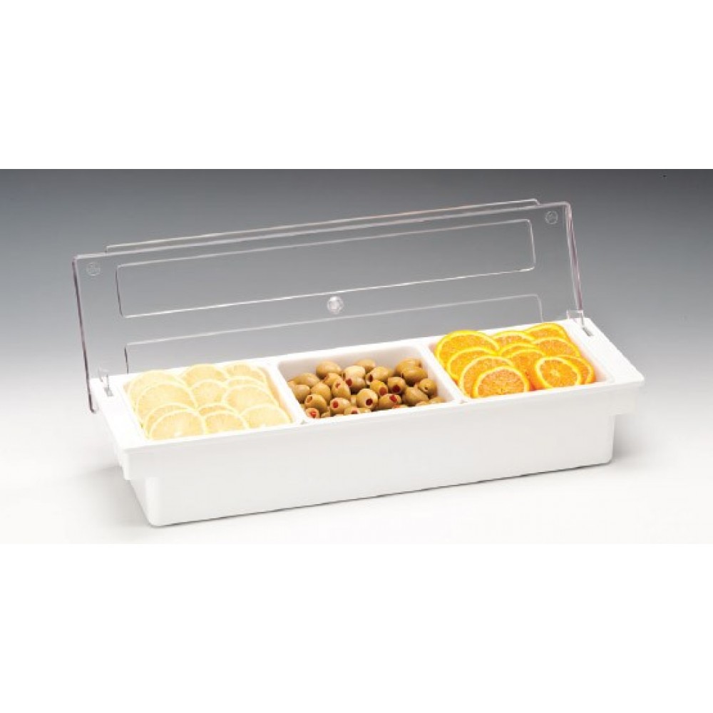 Zicco Polycarbon Bölmeli Kapaklı Bar Konteyner ( ZCP 303 ) Zicco Polycarbon Bölmeli Kapaklı Bar Konteyner ( ZCP 303 )