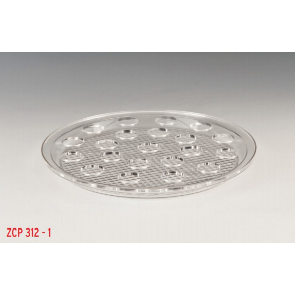 Zicco Polycarbon Yuvarlak Tepsili 21'li Shot Servisi Ø 34 cm ( ZCP 312-1 ) Zicco Polycarbon Yuvarlak Tepsili 21'li Shot Servisi Ø 34 cm ( ZCP 312-1 )