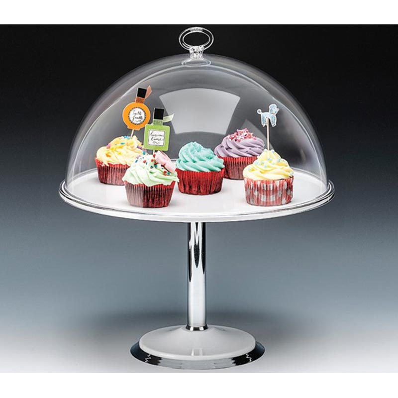 Zicco Polycarbonat Kapaklı Melamin Altlı Fanus Ø 33 x H: 39 cm ( ZCP 656 ) Zicco Polycarbonat Kapaklı Melamin Altlı Fanus Ø 33 x H: 39 cm ( ZCP 656 )