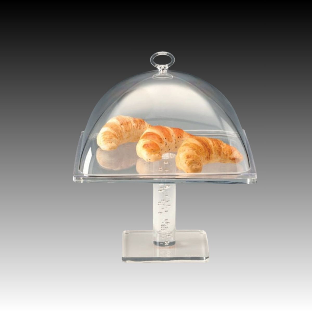 Zicco ZCP 732 Akrilik Ayaklı, PC Kapaklı Fanus – 29 × 29 × 30 cm