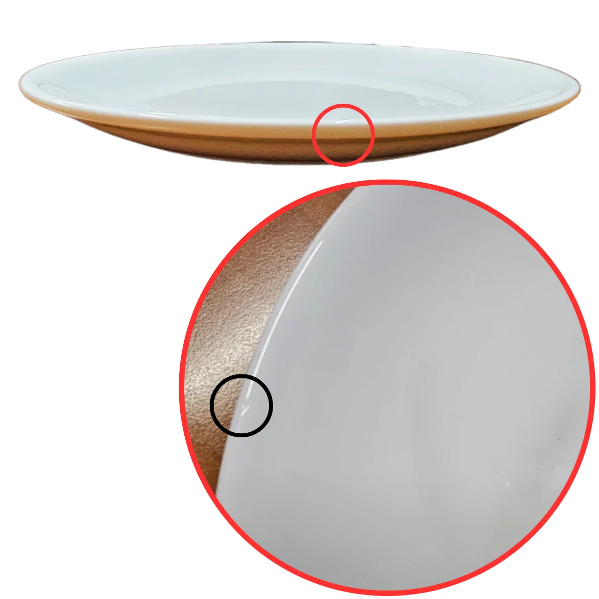 25 cm SYP Düz Tabak Dekorsuz