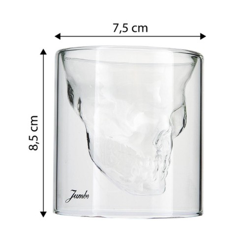 Jumbo Glory D. Wall Skull Bardak 150 Ml 2'li (JHG11150)