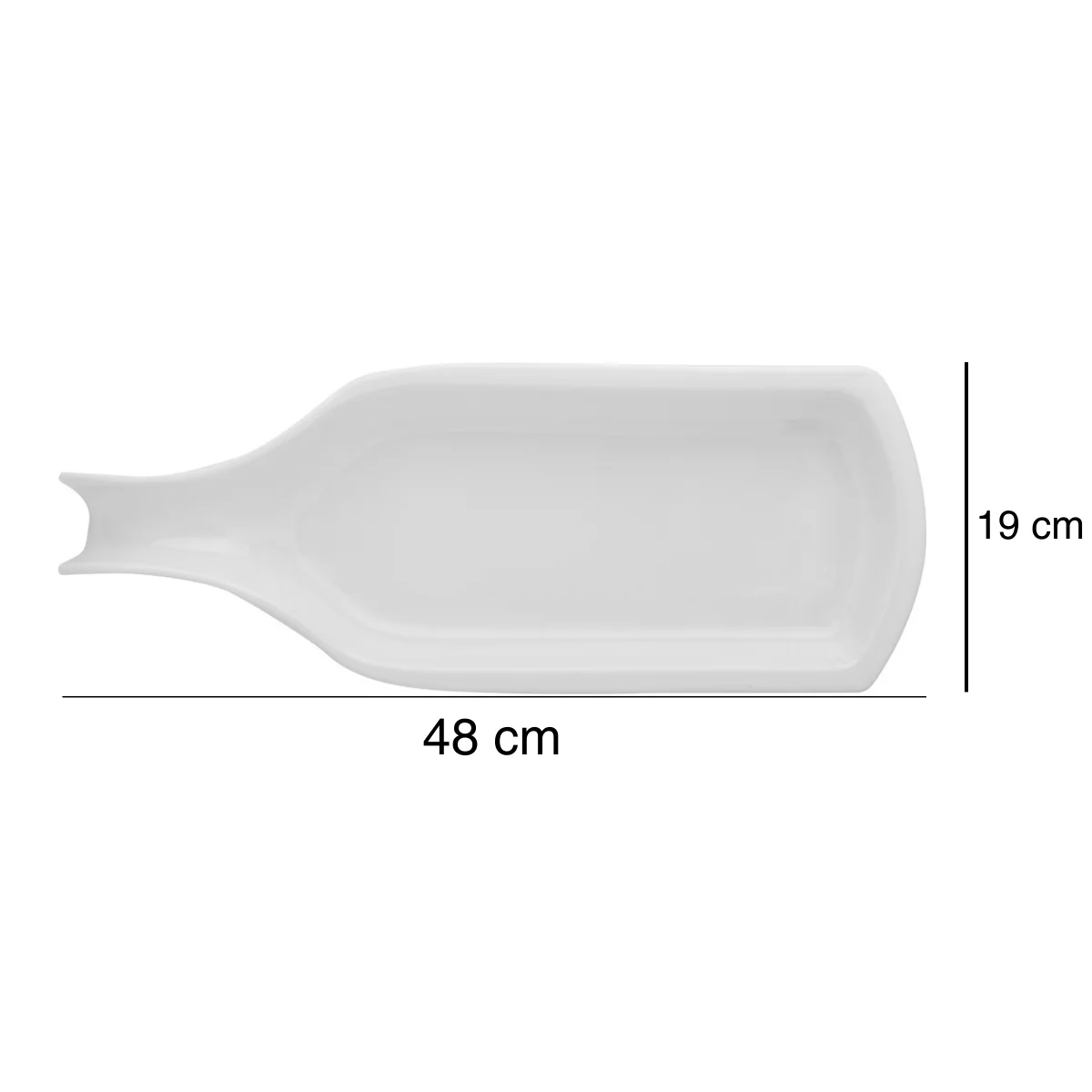 46 cm Açık Büfe Kayık Tabak