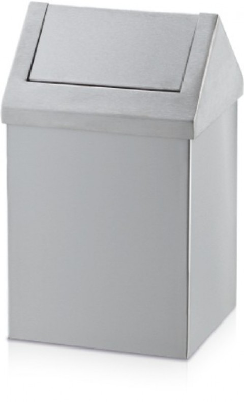 6 Lt Sallanır Kapak Çelik Çöp Kovası ( HL-437 )