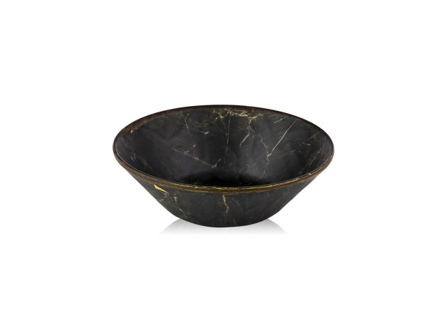 Tria Hibrit Ahşap Kase Ø 19 cm (HW 787) Abanoz