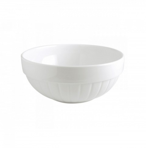 Açık Büfe Kabı 23 Cm Rolyefli Kase Dekorsuz