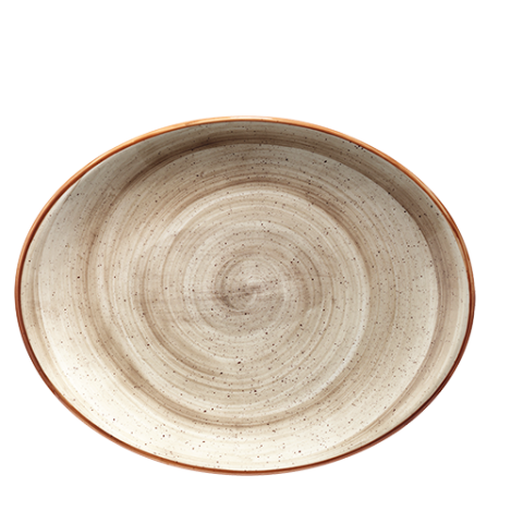 Aura Terraın  Moove Oval Tabak 36*28 Cm