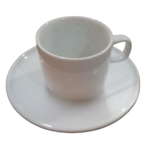 Alessi Jasper Morrison AJM02CT00 Çay Fincanı ve Tabağı – 200 cc (Dekorsuz)