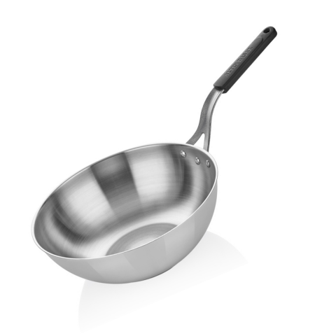 Altınbaşak A 107WK 26S Silikon Saplı Çelik Wok Tava – 26 cm