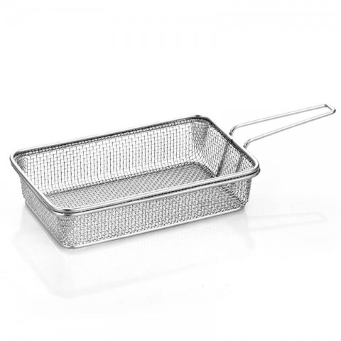 Altınbaşak Dikdörtgen Çelik Sığ Sunum Sepeti 20*12*4 Cm (A 015 01)