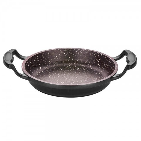 Altınbaşak Döküm Alüminyum yuvarlak Sahan 16 Cm Granit Siyah (A 843S 16)