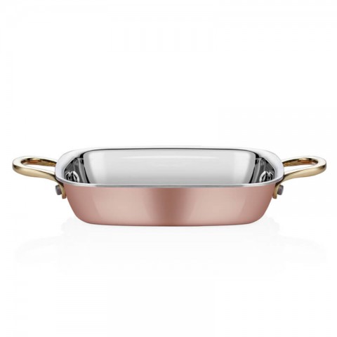 Altınbaşak Multi Metal Bakır Kare Sahan 12 *14 cm (A 101KS 14)