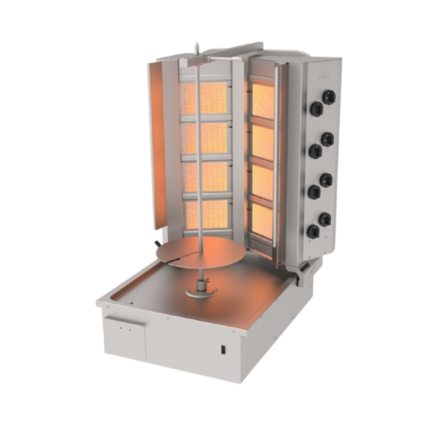 Atalay ADG-8A Alttan Motorlu Gazlı Döner Ocağı | Çift Yönlü Döndürme - 8 Radyanlı