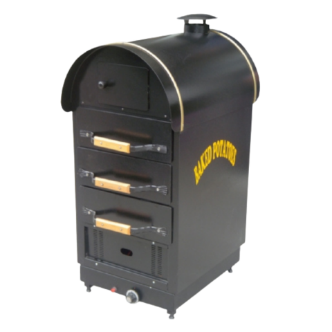 Atalay AKF-30G Gazlı Kumpir Fırını 3 Çekmeceli 500 X 700 X 1200 mm