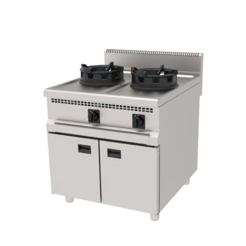 Atalay AWO-890 Gazlı İkili Wok Ocak 400 x 900 x 850 mm