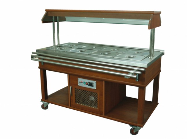 Atalay Saladbar 8x1/2 Kapasiteli (ASSB-04)