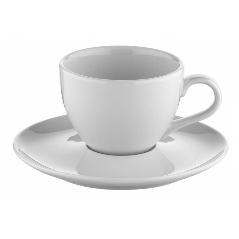 Kütahya Porselen Bistro Çay Fincanı Tabaklı Dekorsuz 160 cc (KPBST02CT00)