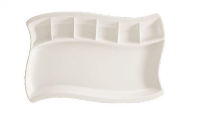 Bonna Gourmet  Brunch Dikdörtgen 34 Cm Kahvaltı Tabağı
