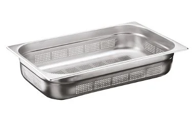 Bilge Inox GN 1/1-65 mm Delikli Gastronorm Küvet