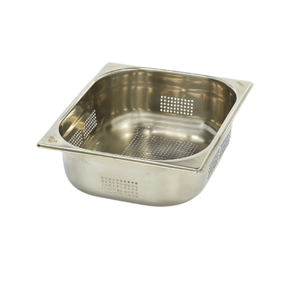 Bilge Inox GN 1/2-100 mm Paslanmaz Çelik Delikli Gastronorm Küvet