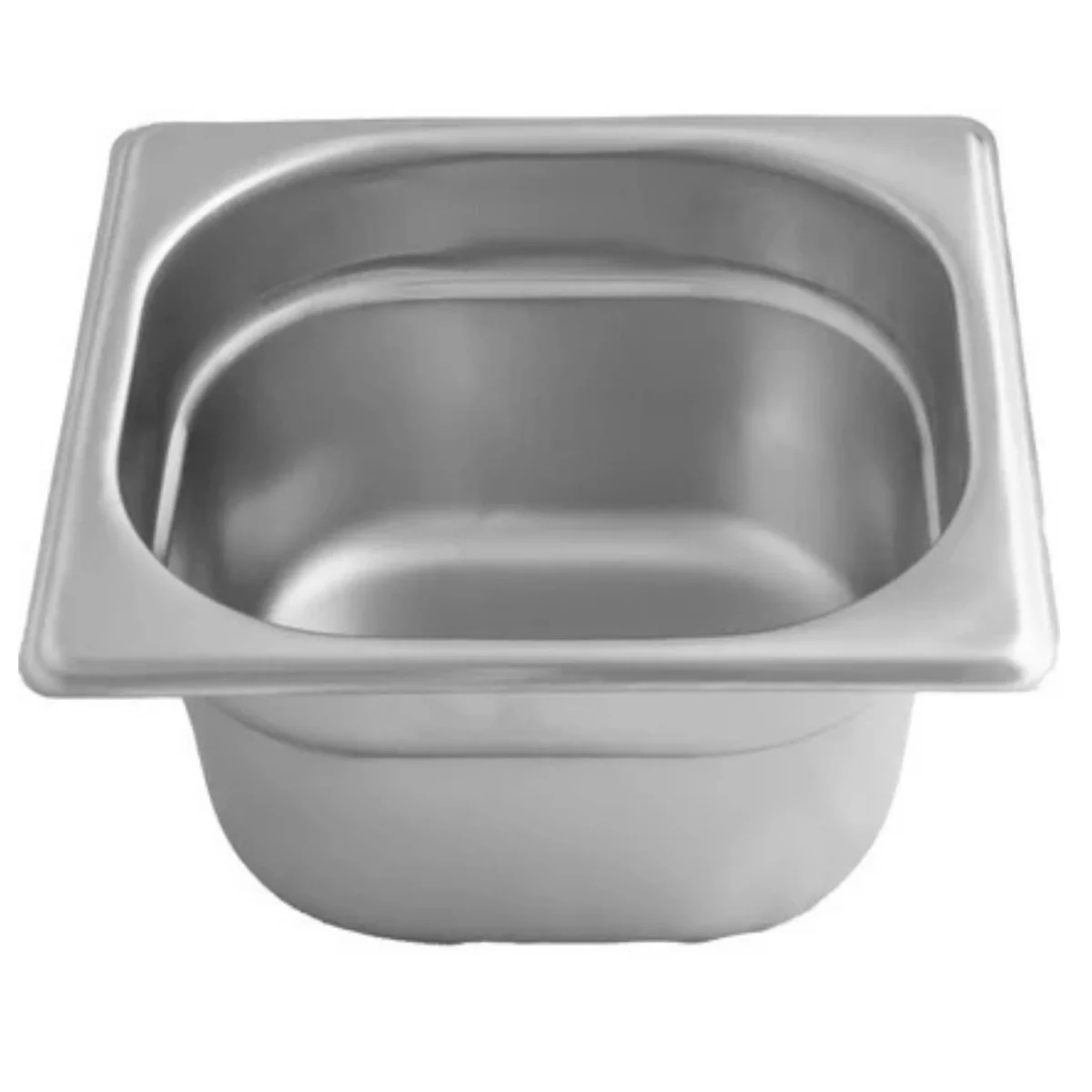 Bilge Inox GN 1/6-100 mm Paslanmaz Çelik Standart Gastronorm Küvet 1,6 lt
