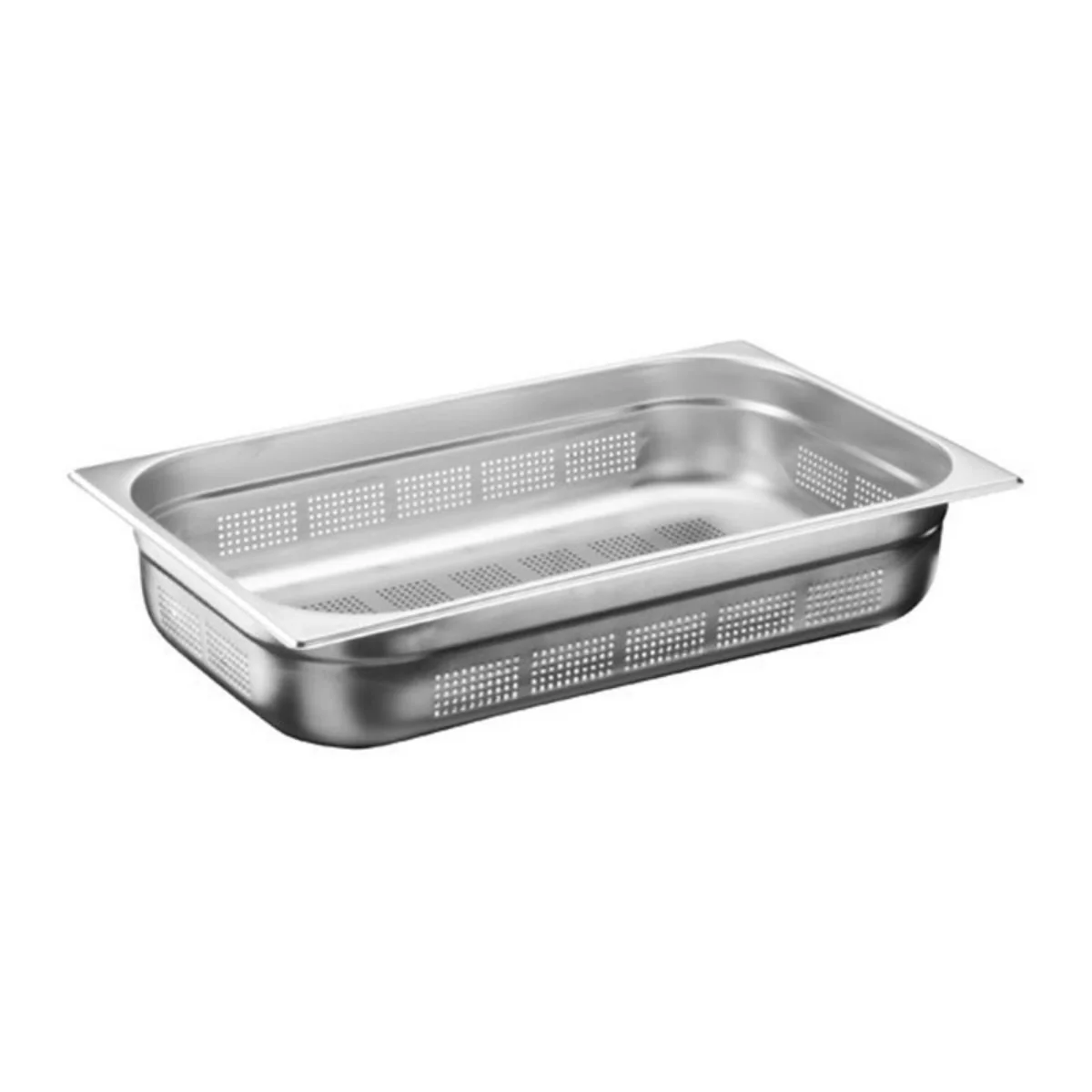 Bilge Inox GN 2/4-65 mm Paslanmaz Çelik Delikli Gastronom Küvet 4,5 lt