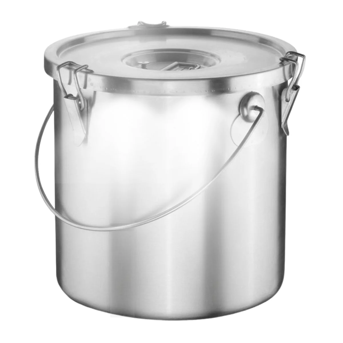 Bilge Inox Metal Saplı Kapaklı Yemek Taşıma Kabı, 40x40x85 cm