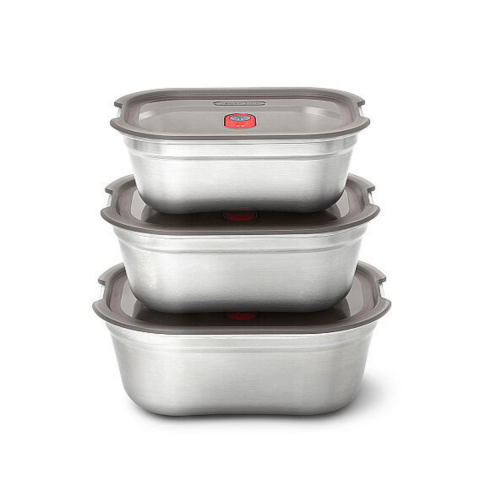 Black+Blum FBSS-BX-PACK1 S-M-L 3’lü Çelik Saklama Kabı Seti