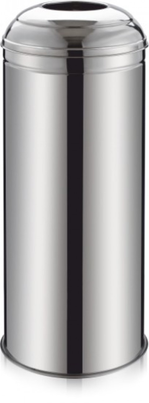 Bombe Kapaklı Çelik Çöp Kovası-430 ( HL-446B )