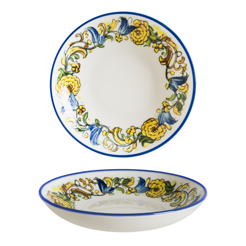 Bonna ABF-MWBLM28CK Albufera Mid White Bloom 28 cm Çukur Tabak 1700 cc