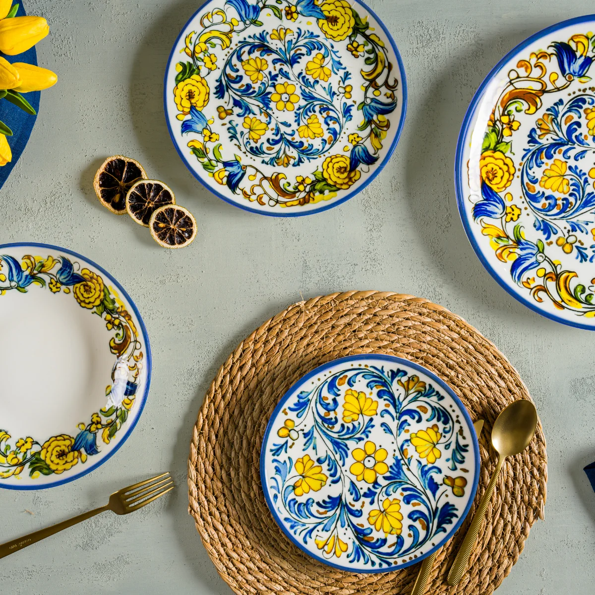 Bonna ABFGRM21DZ Albufera Gourmet 21 cm Düz Tabak