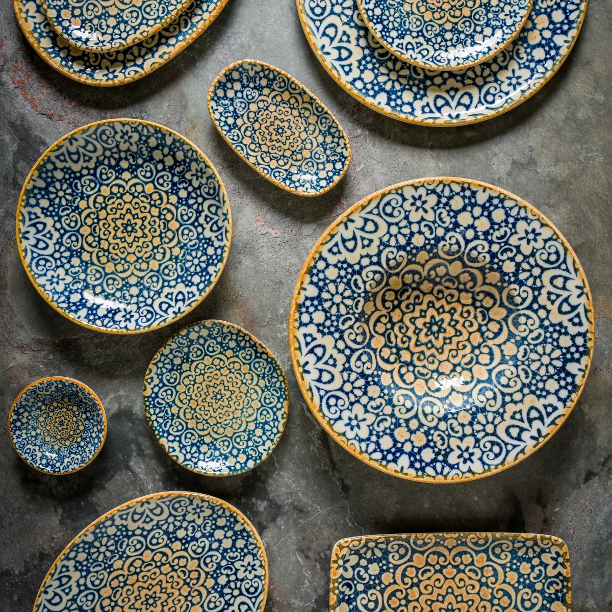 Bonna Alhambra Gourmet 24 cm Kayık Tabak