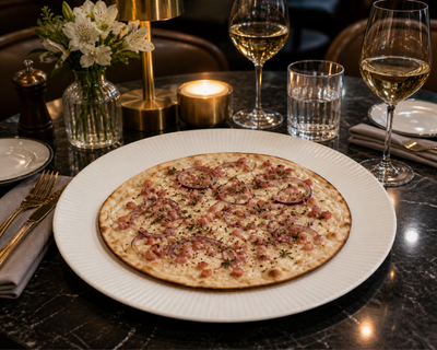 Bonna IRSWHGRM32PZ Iris White Gourmet 32 cm Pizza Tabağı