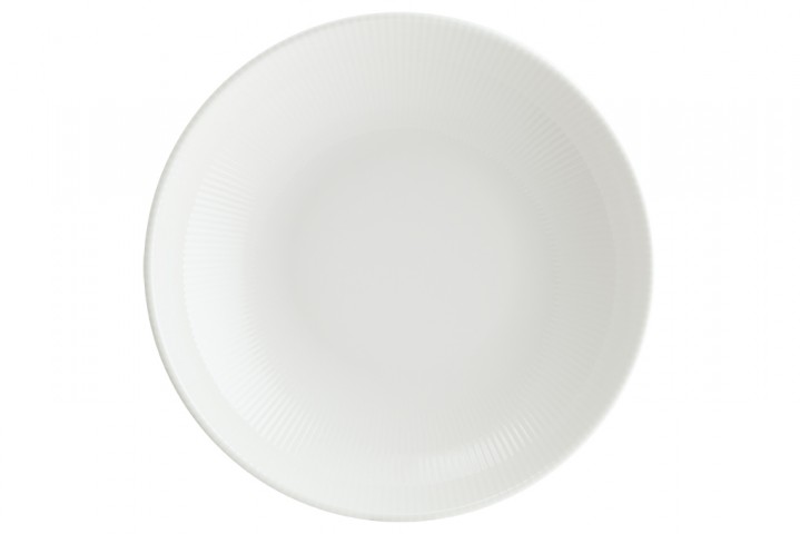 Bonna İris White Bloom 23 cm Çukur Tabak 1000 cc