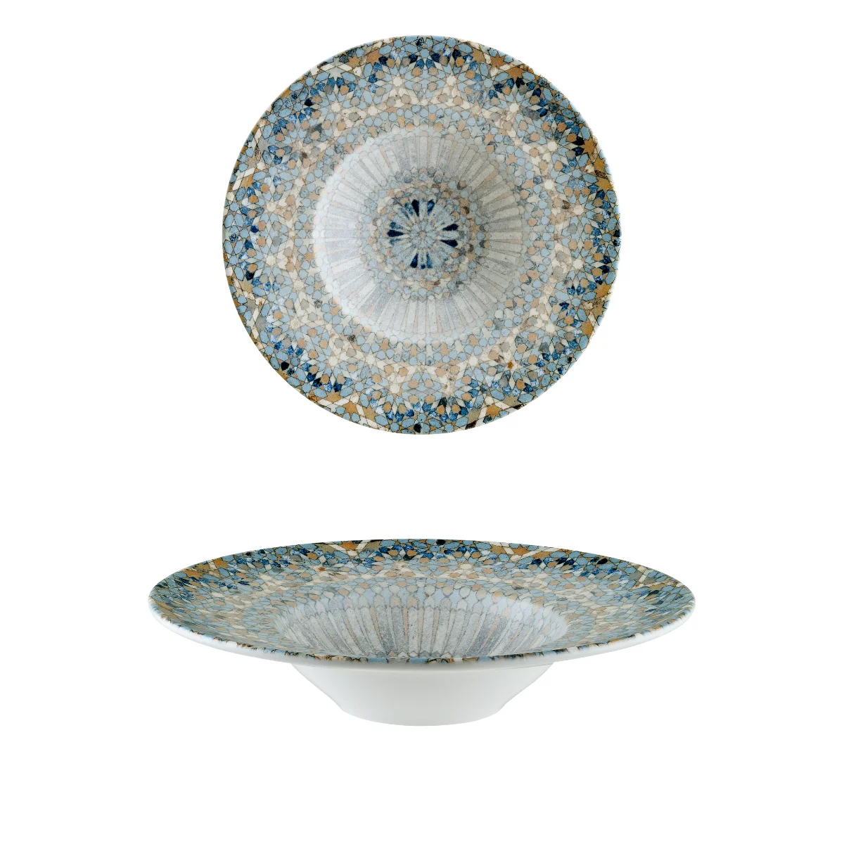 Bonna Luca Mozaik Banquet 24 cm Çukur Tabak 270 cc S-MT-LUCMZBNC24CK